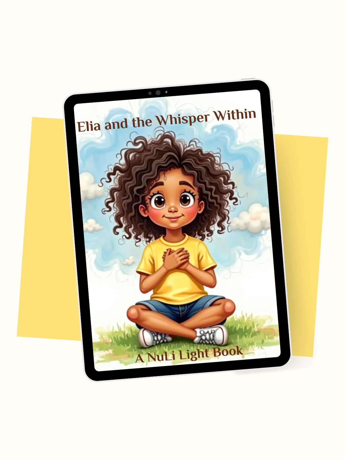 Elia and the Whisper Within” kids storybook cover — intuition for kids, listening to inner voice, confidence, emotional awareness, ages 5–12.